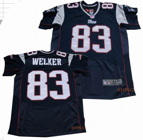 2012 nike New England Patriots #83 Wes Welker blue Elite jerseys