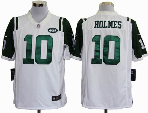 2012 nike New York Jets #10 Santonio Holmes white game Jerseys