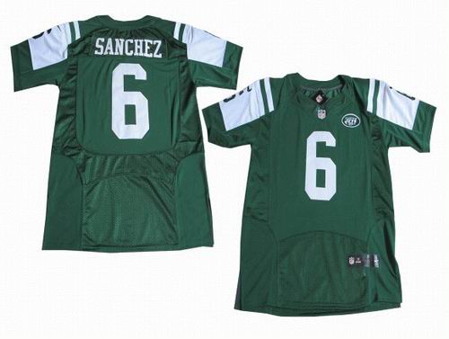 2012 nike New York Jets 6 Mark Sanchez green Elite Jersey