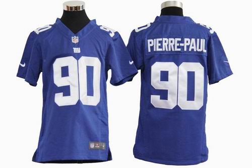 2012 nike Nike New York Giants 90# Jason Pierre-Paul Game blue Jersey