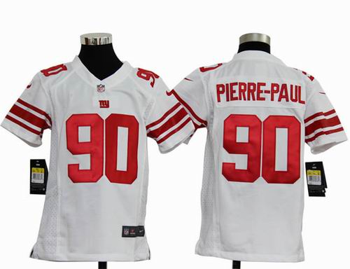 2012 nike Nike New York Giants 90# Jason Pierre-Paul Game white Jersey