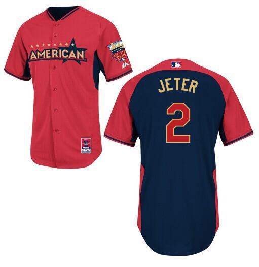 2014 All-Star Game American League New York Yankees 2 Derek Jeter MLB jerseys
