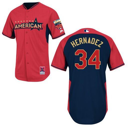 2014 All-Star Game American League Seattle Mariners 34 Felix Hernandez MLB jerseys