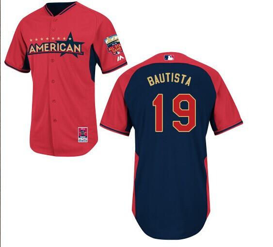 2014 All-Star Game American League Toronto Blue Jays 19 Jose Bautista MLB jerseys
