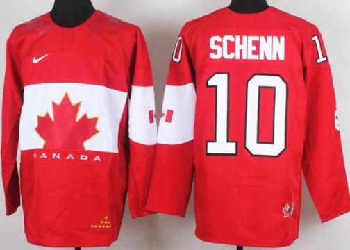 2014 IIHF ICE Hockey World Championship Canada Team 10 Brayden Schenn Red Jerseys