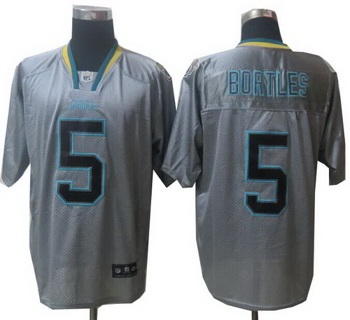 2014 New Nike Jacksonville Jaguars 5# Blake Bortles Lights Out Grey Elite Jerseys