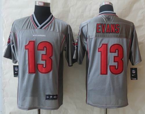 2014 Nike Tampa Bay Buccaneers 13 Mike Evans Grey Vapor Elite Jerseys