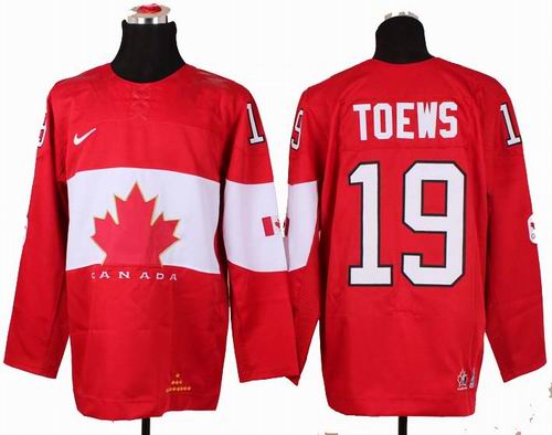 2014 OLYMPIC Team Canada #19 Jonathan toews red jerseys