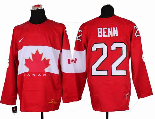 2014 OLYMPIC Team Canada #22 Jamie Benn Red Jersey