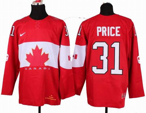 2014 OLYMPIC Team Canada #31 Carey Price red jerseys