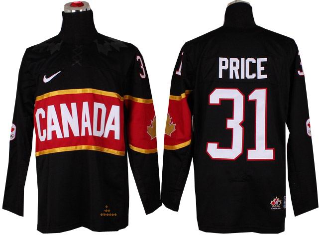 2014 OLYMPIC Team Canada #31 Carey price black Jerseys