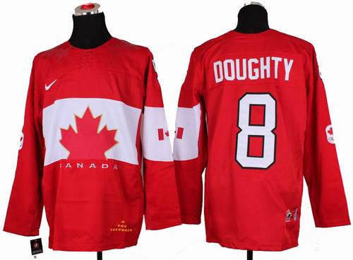 2014 OLYMPIC Team Canada #8 Drew Doughty red Jerseys