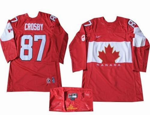 2014 OLYMPIC Team Canada #87 CROSBY red jersey