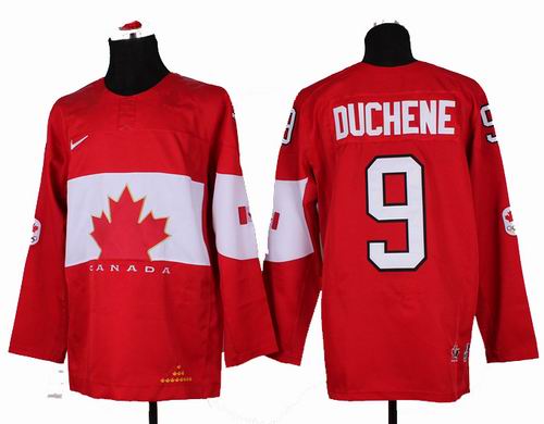 2014 OLYMPIC Team Canada #9 Matt Duchene red Jersey