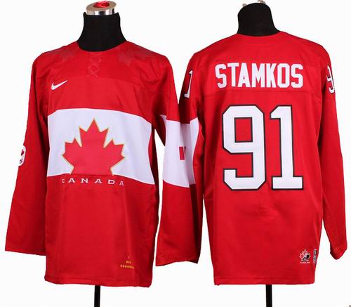2014 OLYMPIC Team Canada #91 Steven Stamkos red jerseys