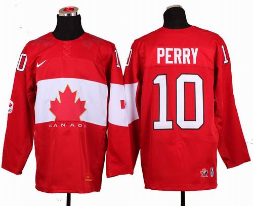 2014 OLYMPIC Team Canada 10# Corey Perry red jerseys