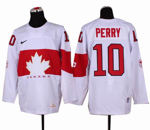 2014 OLYMPIC Team Canada 10# Corey Perry white jerseys