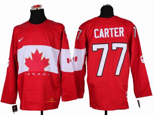 2014 OLYMPIC Team Canada 77# Jeff Carter Red Jersey