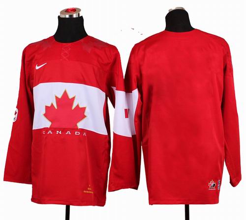 2014 OLYMPIC Team Canada blank red Jerseys