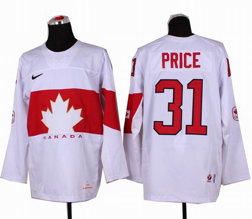 2014 Olympic Team Canada  31# Carey Price white Jersey