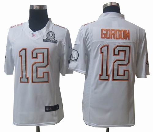 2014 Pro Bowl Nike Cleveland Browns #12 Josh Gordon White Elite Jerseys