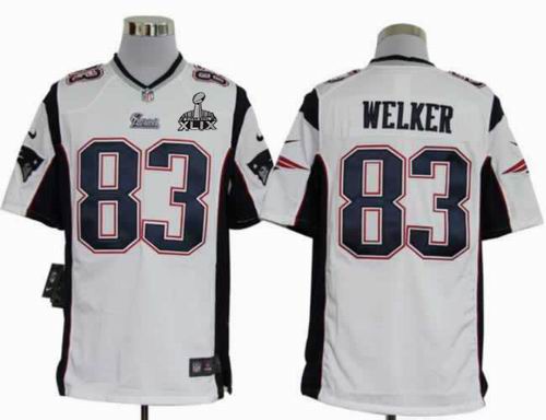 2015 Super Bowl XLIX Jersey 2012 nike New England Patriots #83 Wes Welker White game jerseys