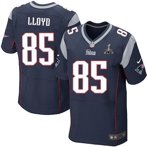 2015 Super Bowl XLIX Jersey Nike New England Patriots 85# Brandon Lloyd elite blue Jersey
