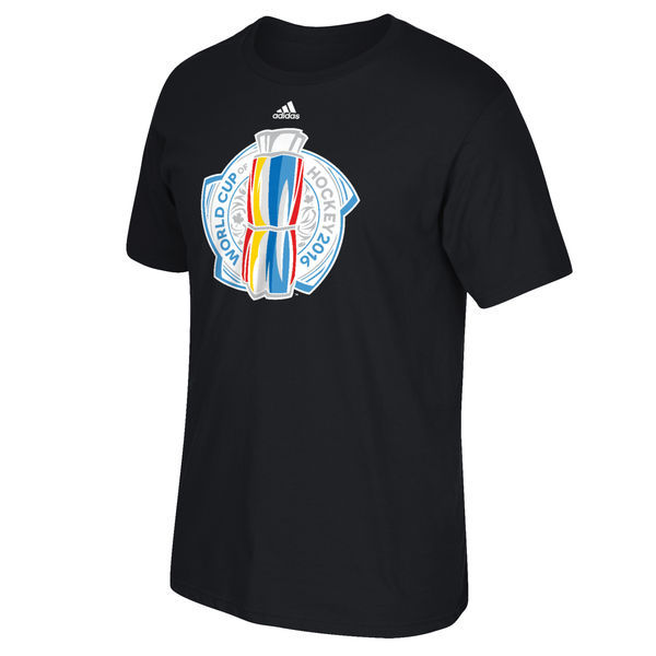 2016 World Cup of Hockey Primary Logo T-Shirt - Black
