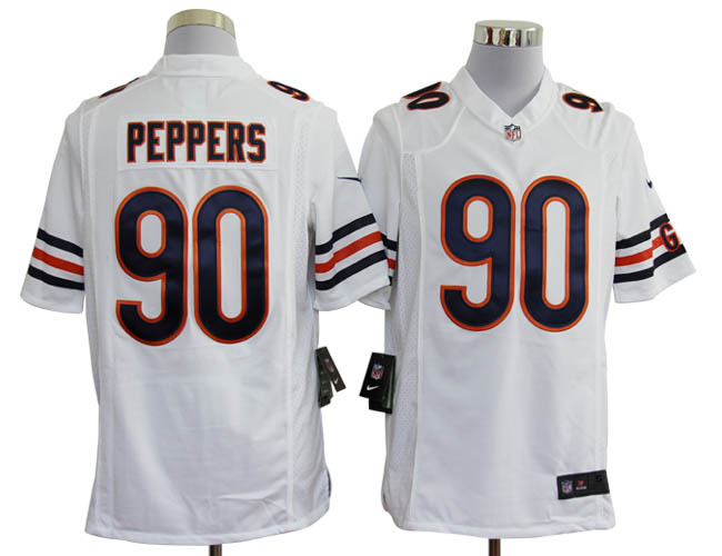202 nike Chicago Bears #90 Julius Peppers white game jerseys