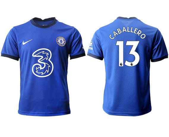 2020-21 Chelsea 13 CABALLERO Home Thailand Soccer Jersey