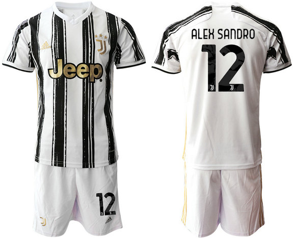 2020-21 Juventus 12 ALEX SANDRO Home Soccer Jersey