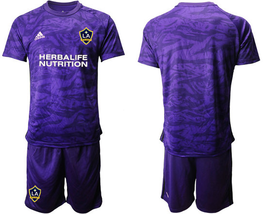 2020-21 Los Angeles Galaxy Purple Goalkeeper Soccer Jersey