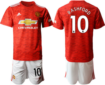 2020-21 Manchester United 10 RASHFORD Home Soccer Jersey