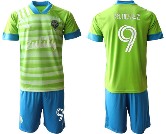 2020-21 Seattle Sounders 9 RUIDIAZ Home Soccer Jersey