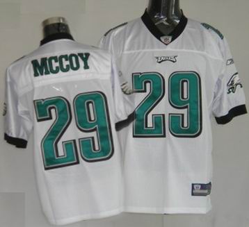 29# LeSean McCoy Green Philadelphia Eagles Jersey white