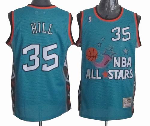 35# Grant Hill 1995-1996 All star game nba swingman jersey