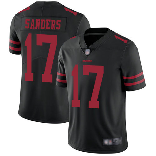 49ers #17 Emmanuel Sanders Black Alternate Youth Stitched Football Vapor Untouchable Limited Jersey