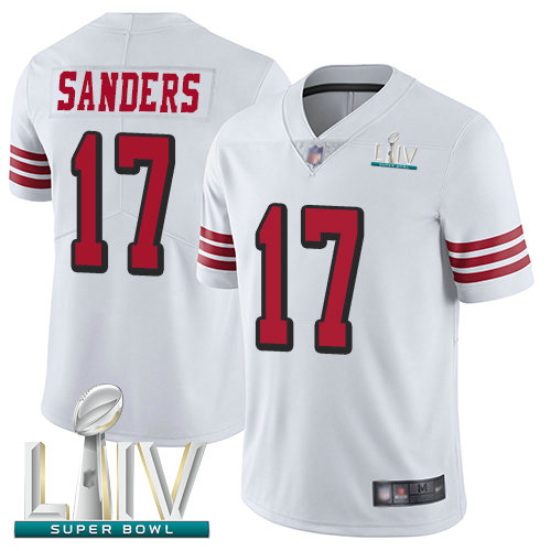 49ers #17 Emmanuel Sanders White Rush Super Bowl LIV Bound Youth Stitched Football Vapor Untouchable Limited Jersey