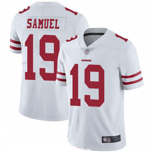 49ers #19 Deebo Samuel White Youth Stitched Football Vapor Untouchable Limited Jersey