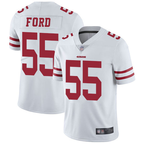 49ers #55 Dee Ford White Men's Stitched Football Vapor Untouchable Limited Jersey