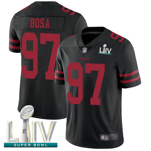 49ers #97 Nick Bosa Black Alternate Super Bowl LIV Bound Youth Stitched Football Vapor Untouchable Limited Jersey