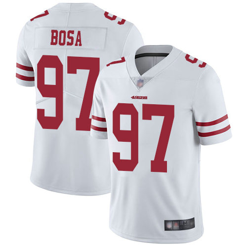 49ers #97 Nick Bosa White Men's Stitched Football Vapor Untouchable Limited Jersey