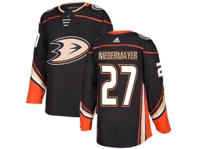 Adidas Anaheim Ducks #27 Scott Niedermayer Black Home Jersey