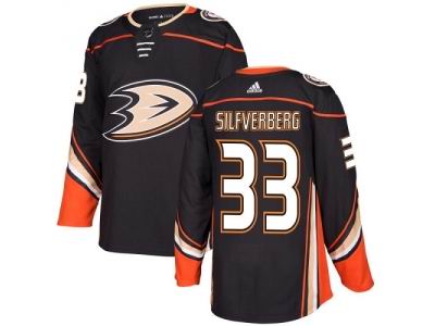 Adidas Anaheim Ducks #33 Jakob Silfverberg Black Home Jersey