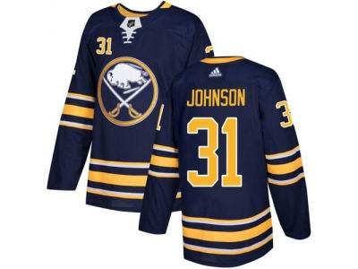 Adidas Buffalo Sabres #31 Chad Johnson Navy Blue Home Jersey
