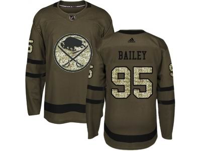 Adidas Buffalo Sabres #95 Justin Bailey Green Salute to Service NHL Jersey