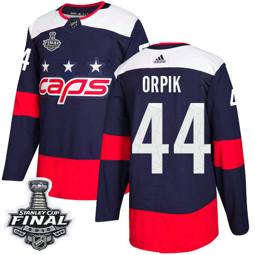Adidas Capitals #44 Brooks Orpik Navy Authentic 2018 Stadium Series Stanley Cup Final Stitched NHL Jersey