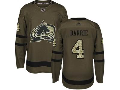 Adidas Colorado Avalanche #4 Tyson Barrie Green Salute to Service NHL Jersey