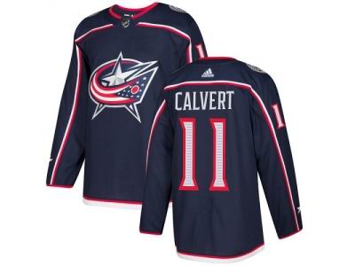 Adidas Columbus Blue Jackets #11 Matt Calvert Navy Blue Home NHL Jersey