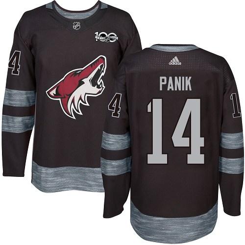 Adidas Coyotes #14 Richard Panik Black 1917 to 2017 100th Anniversary Stitched NHL Jersey
